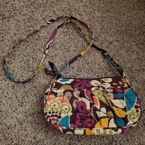 Vera Bradley Fall Purple, Blue, Green, Yellow, Orange, White Small Crossbody.